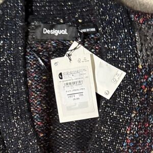 Desigual Colorful Knit Button-Up Cardigan